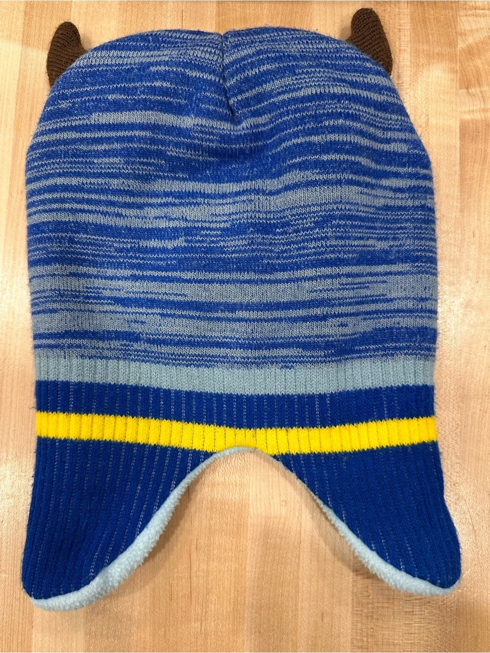 Child Paw Patrol Chase blue winter knit beanie cap